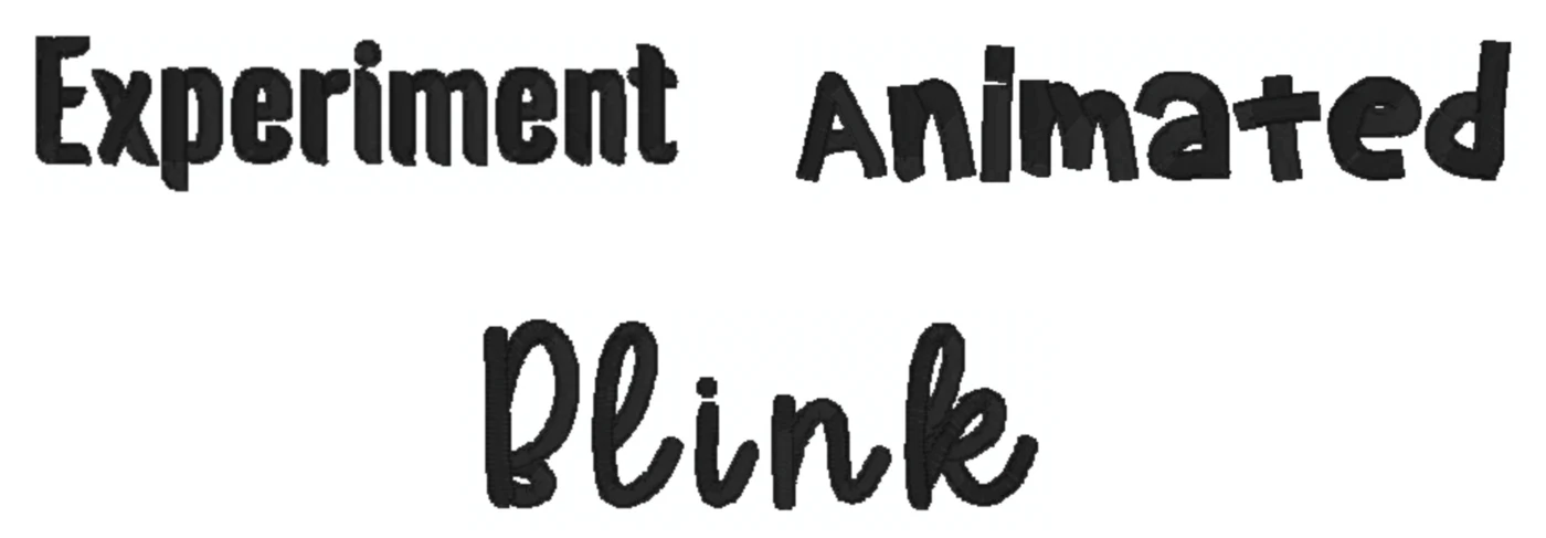 Scripts font samples